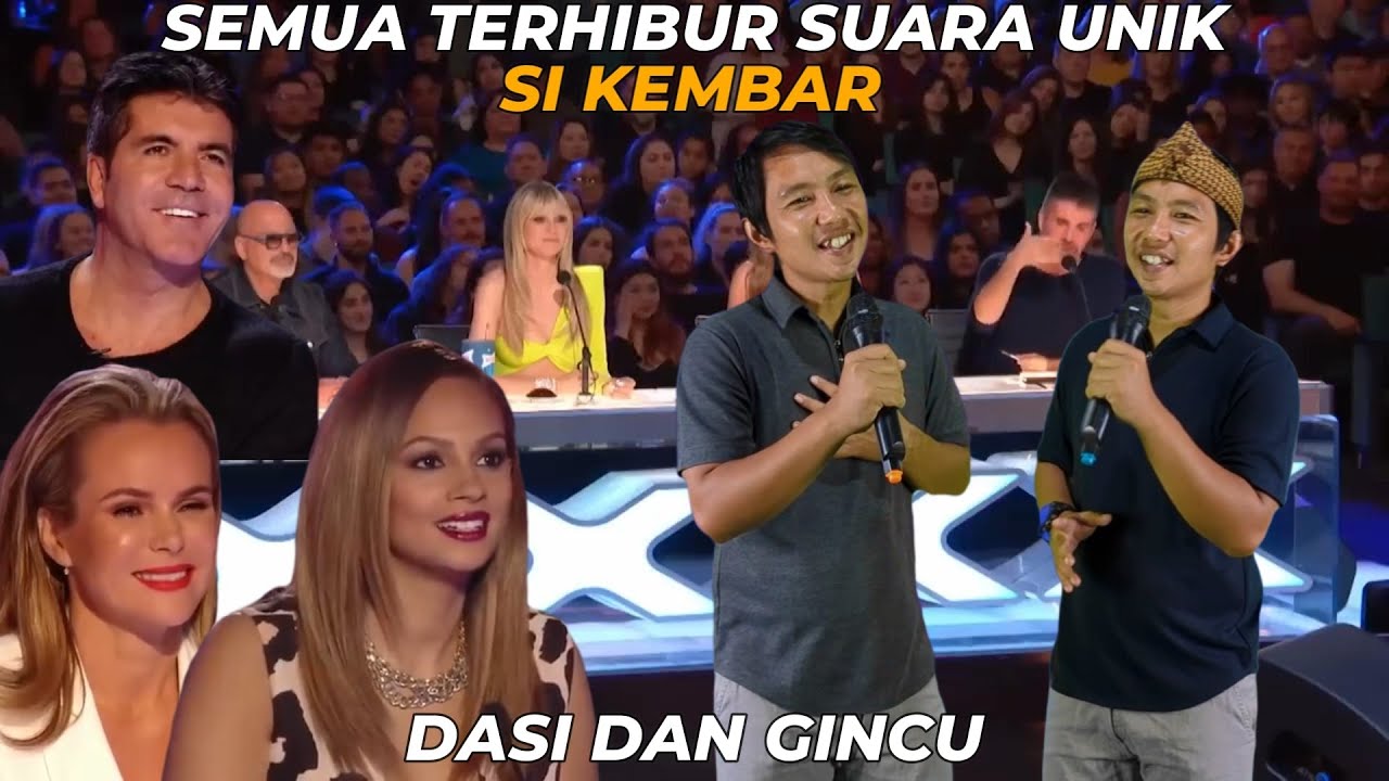 SEMUA TERHIBUR SUARA UNIKNYA SI KEMBAR DENGAN LAGU DASI DAN GINCU