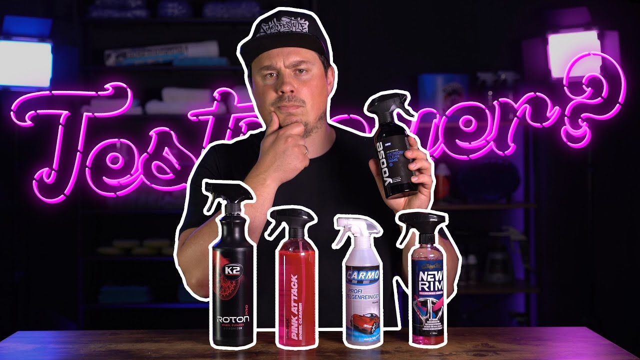 IST DER NEUE TESTSIEGER DABEI? Felgenreiniger Vergleich | K2 Roton Pro | yoose | OneWax Pink Attack