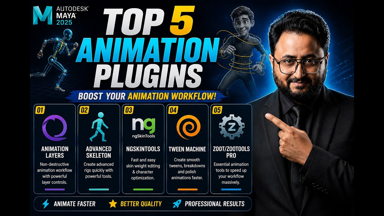 Unlock Your Animation Skills: Top 5 Maya Plugins You MUST Know
