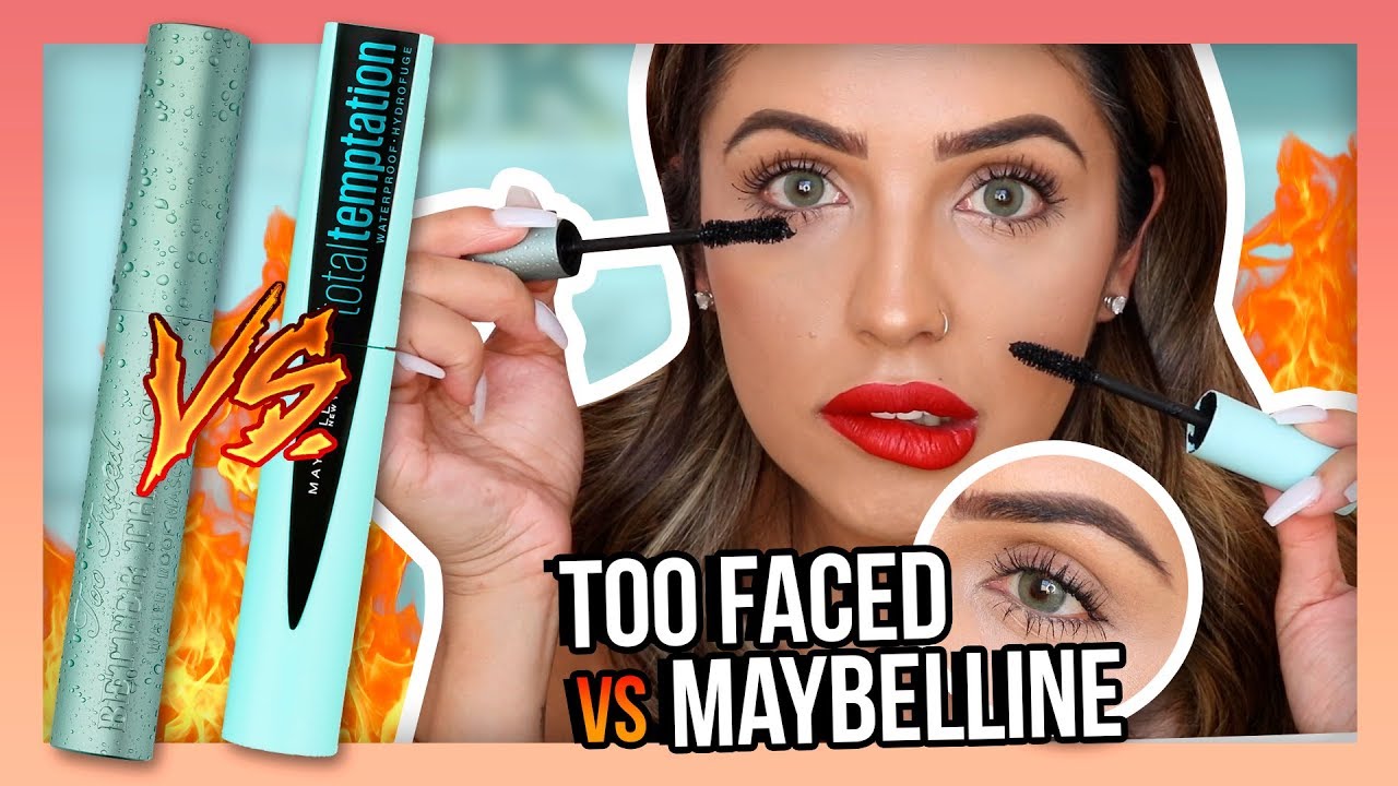 BATALLA BRUTAL de MASCARA DE PESTAÑAS !!  CARO vs BARATO 😳 CUAL GANA..?