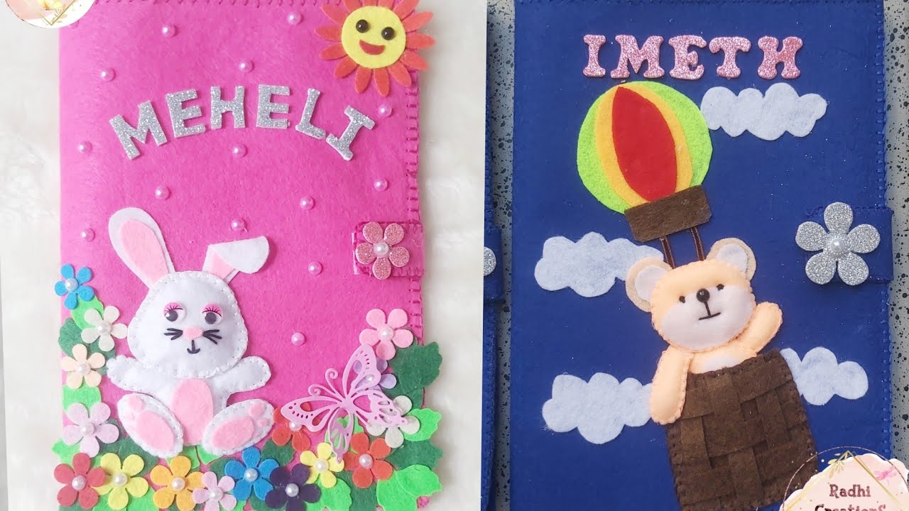 Book cover / Felt Book Cover / Felt Design / 2023 / DIY / Business Idea / Sinhala / Online Business