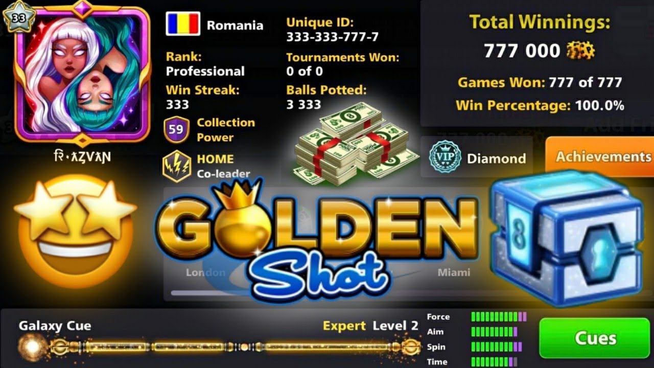 Deschid 14 tacuri LEGENDARE cu 2500 CASH | 8 Ball Pool Romania