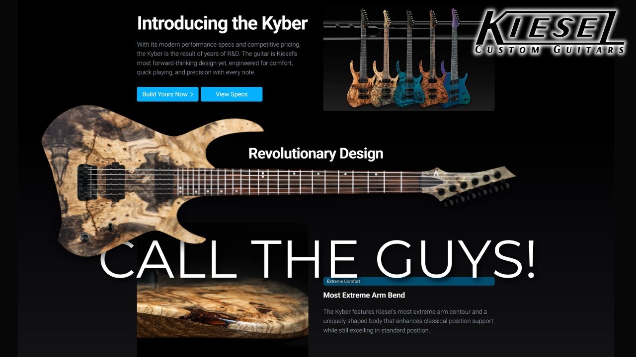 ORDERING THE NEW KIESEL KYBER GUITAR...