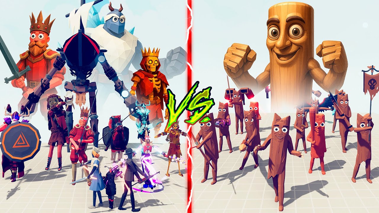 TUNG TUNG SAHUR TEAM vs BOSS UNIST TEAM 🔥 Totally Accurate Battle Simulator TABS