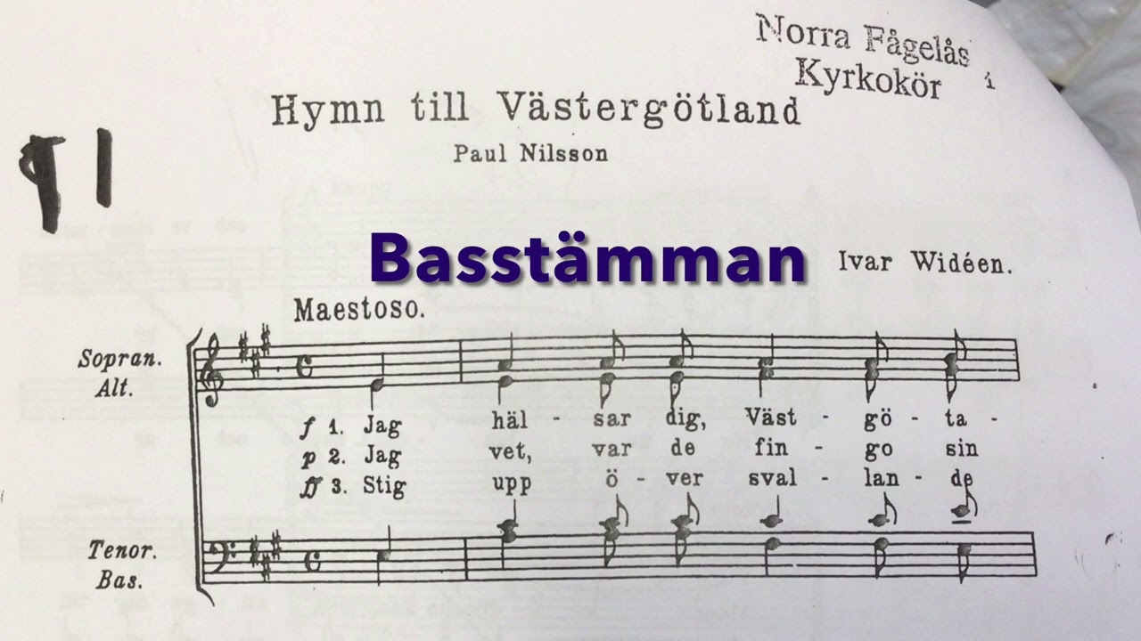 Bas: Hymn till Västergötland