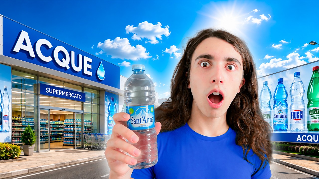 PROVIAMO LE ACQUE PIÙ FAMOSE DEL SUPERMERCATO?!💦🛒