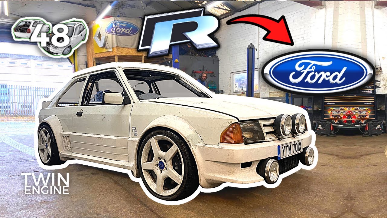 Ford Escort RS Turbo 1981 года с полной переделкой в ​​Golf R — Vlog048