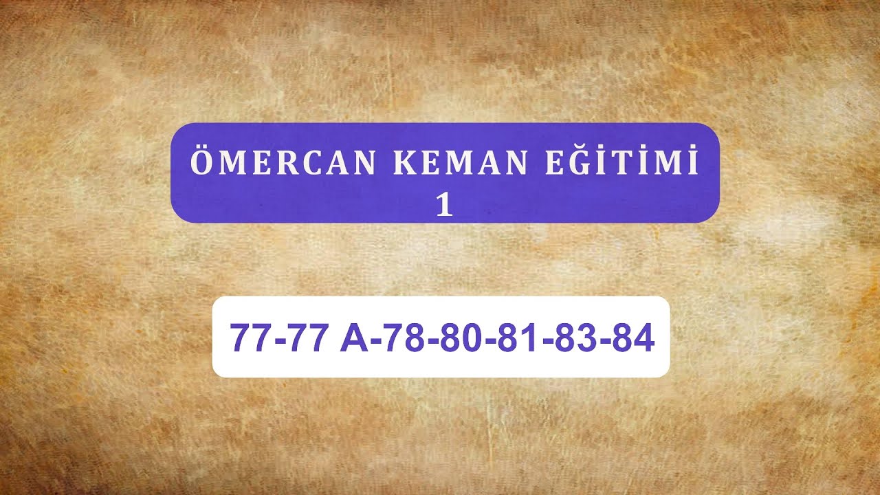 Ömercan 1 77 77 A 78 80 81 83 84