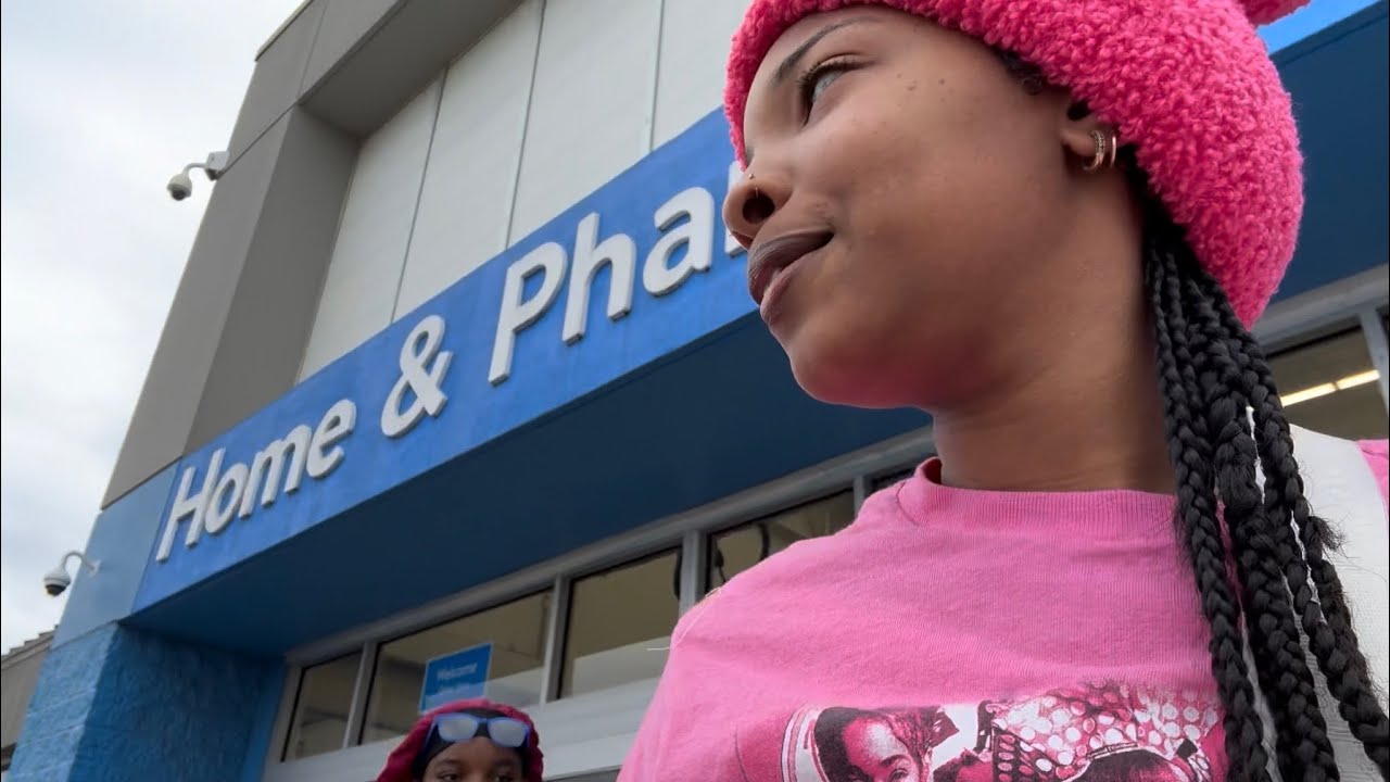 Roller skating at Walmart… 