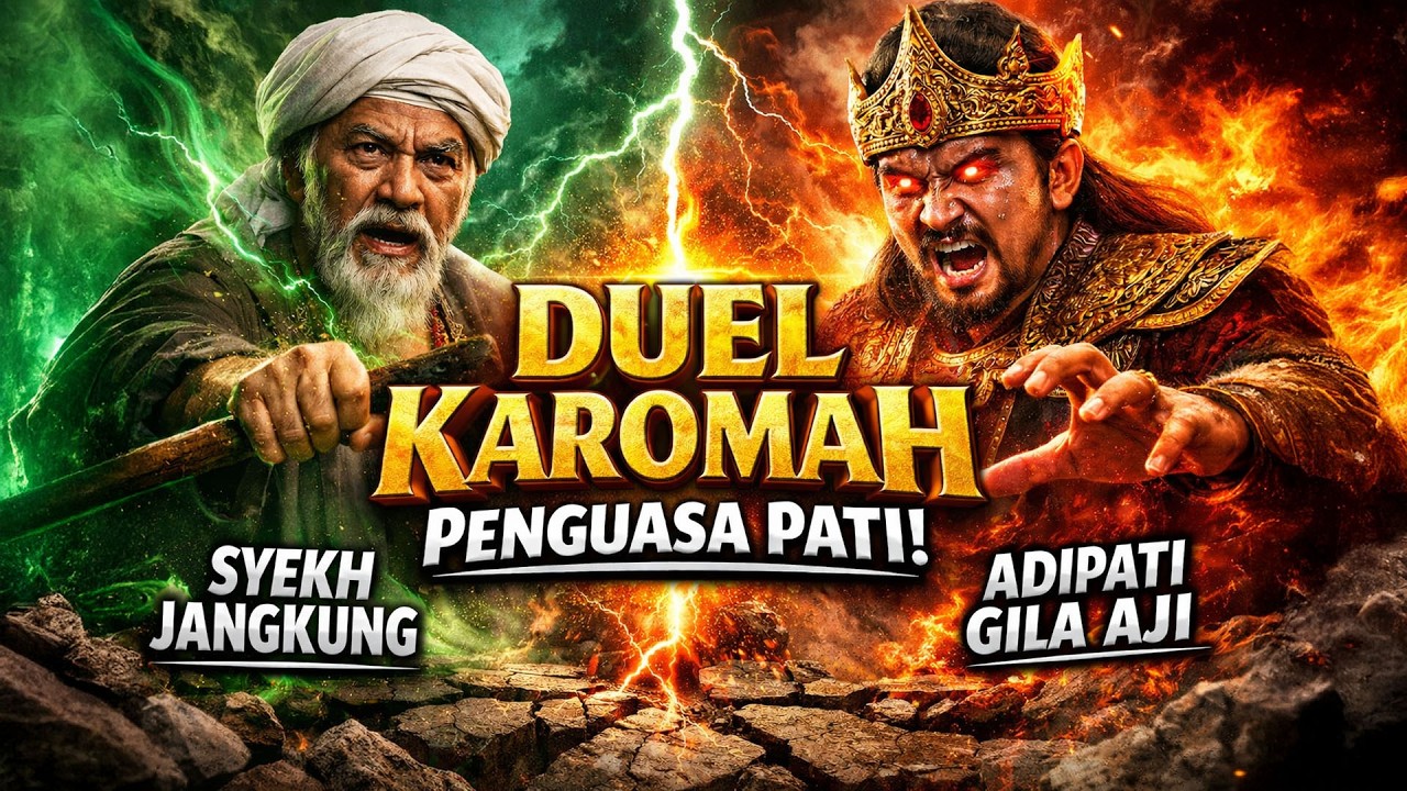 GEGER PATI! Duel Karomah Syekh Jangkung vs Adipati Pragola Mengguncang Alun-Alun Kerajaan