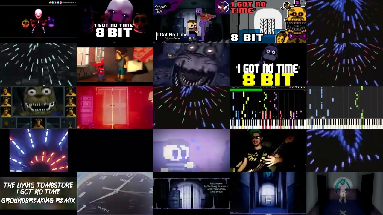 I got no time but it's a mashup of 25 versions