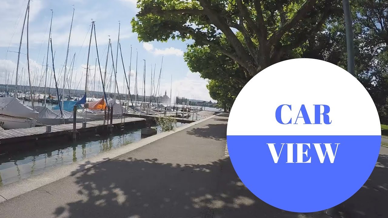 CAR VIEW: Konstanz am Bodensee in GERMANY