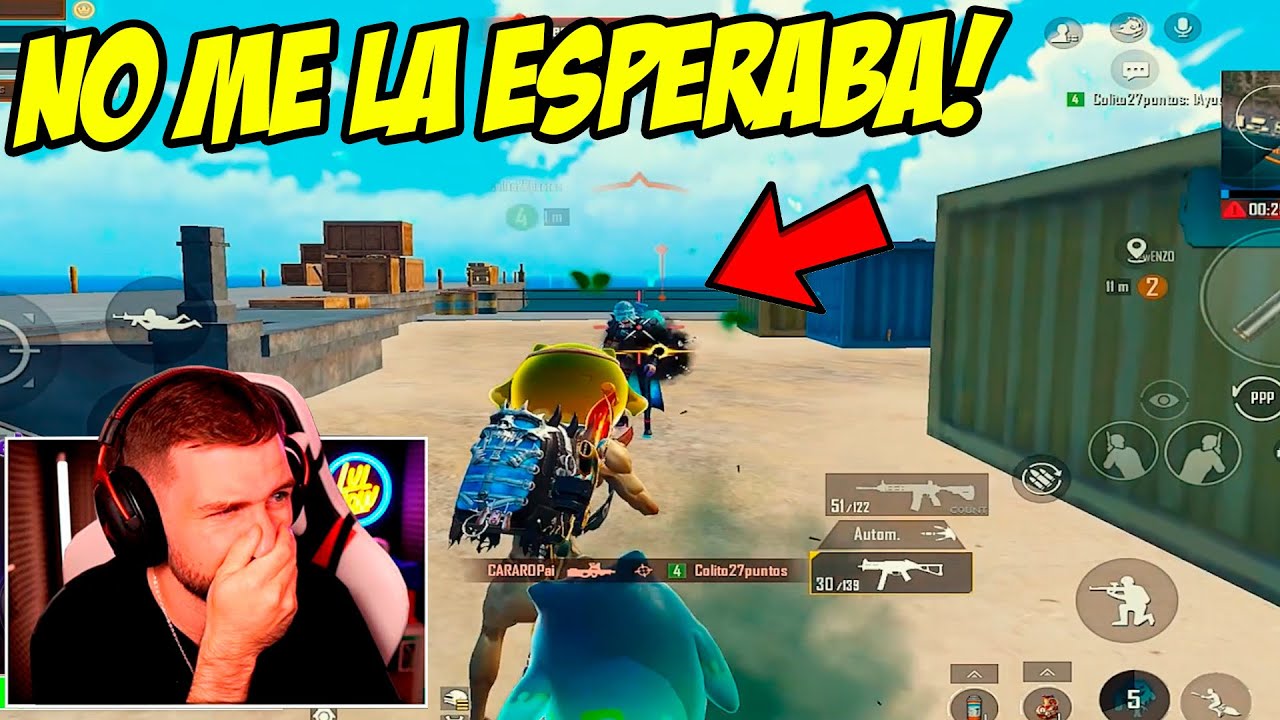 NO ESPERABA NADA DE ESTA PARTIDA DE PUBG MOBILE Y PASO ESTO!!