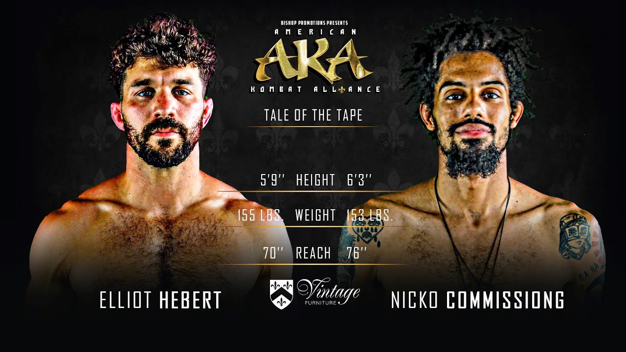 AKA 42 Bout 13 Nicko Commissiong vs Elliot Hebert