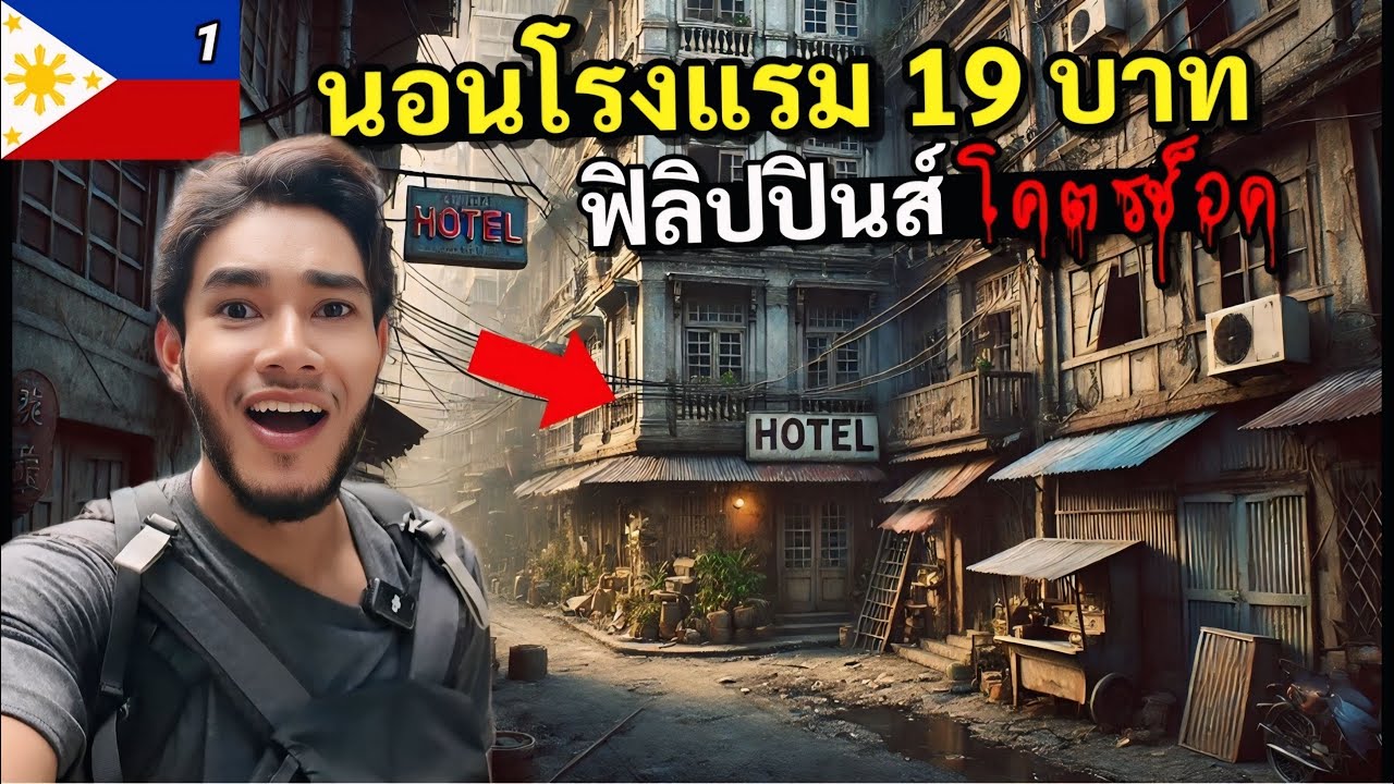 นอนโรงแรมถูกที่สุดที่ฟิลิปปินส์คืนละ 19 บาท | Cheapest Hotel in Philippines EP.1 🇵🇭