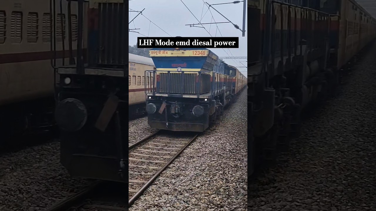 Emd LHF mode powerful diesel locomotive indian railways 🛤