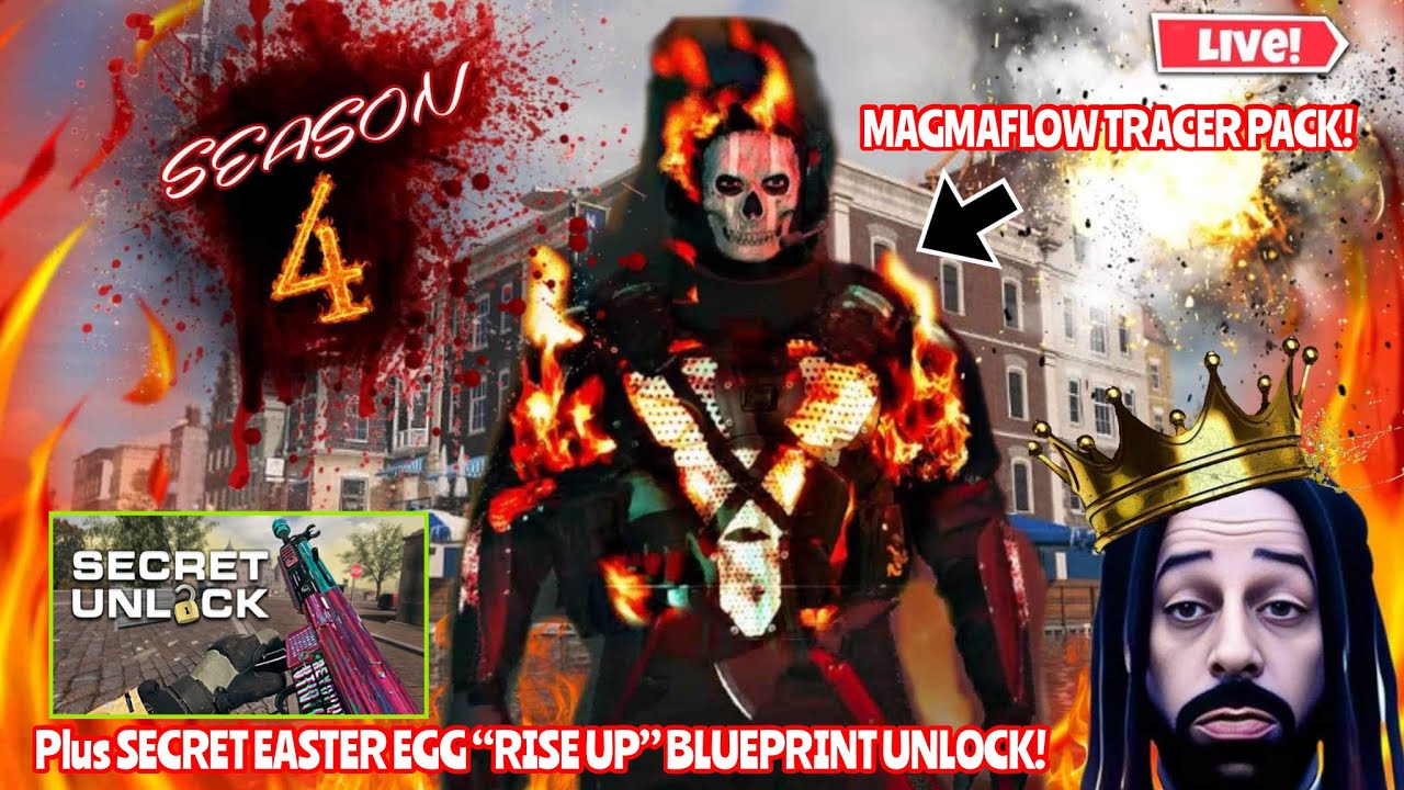 PVG *LIVE* MW2 MAGMAFLOW TRACER PACK and SECRET EE &lsquo;RISE UP&rsquo; BLUEPRINT#princevisiongam3ing #cod #mw2