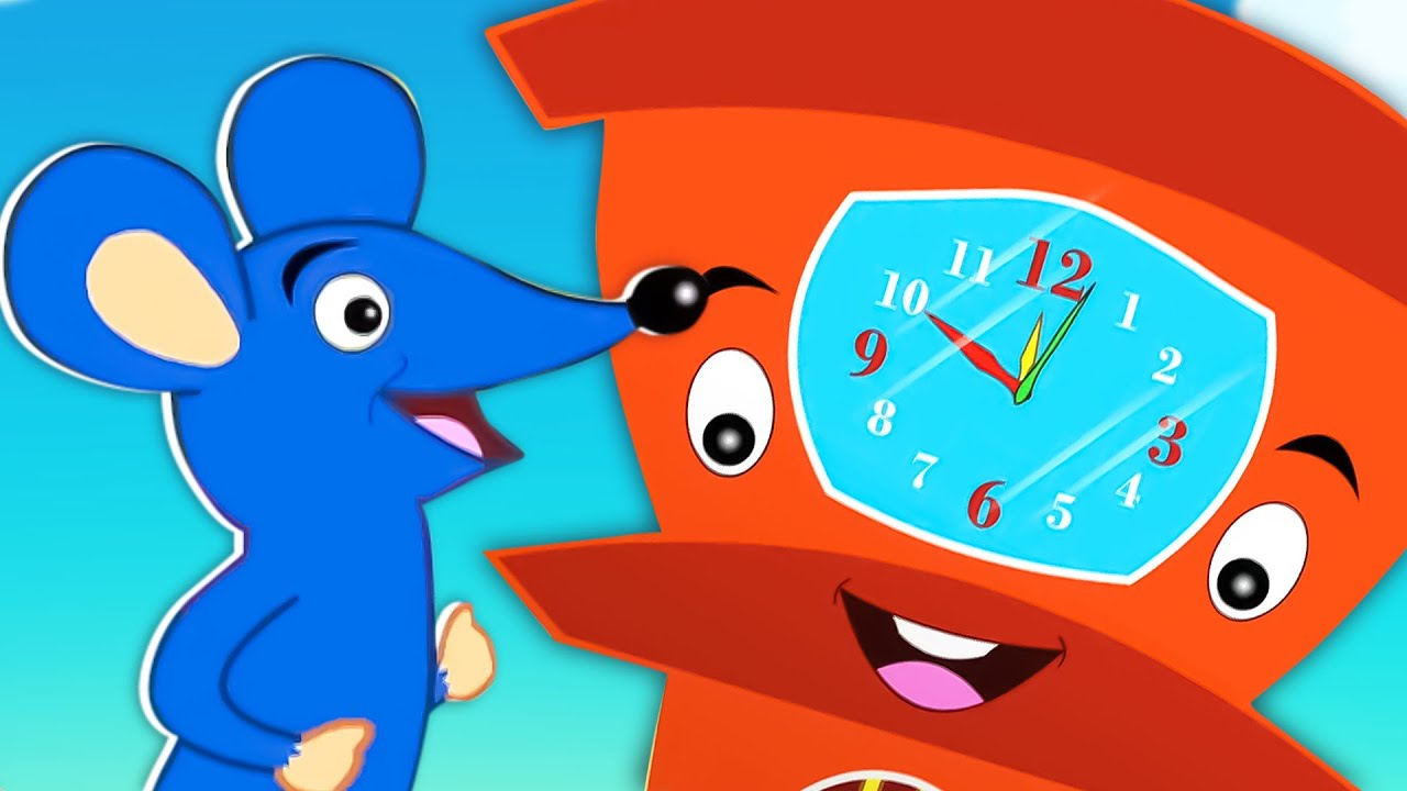 Hickory Dickory Dock Vorschul Gedicht und Kinder Reimen f&uuml;r die Kleinen