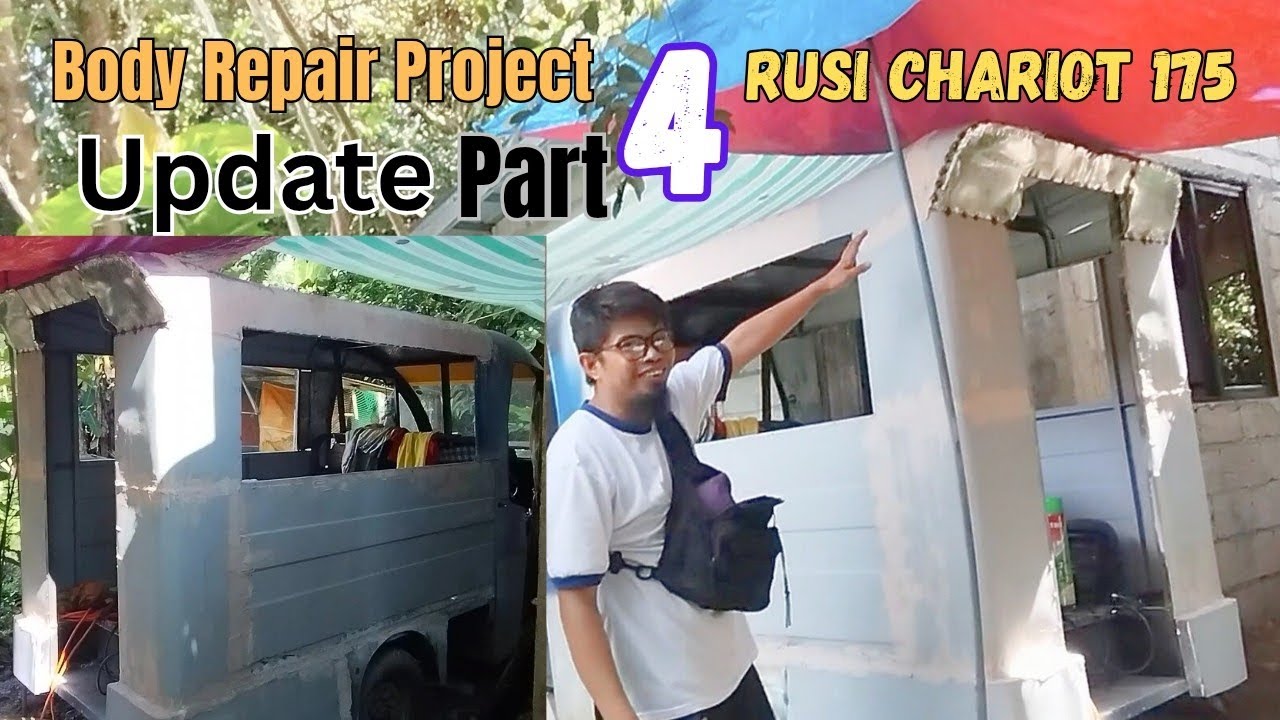 CHARIOT 175 PART 4| BODY REPAIR PROJECT UPDATE 