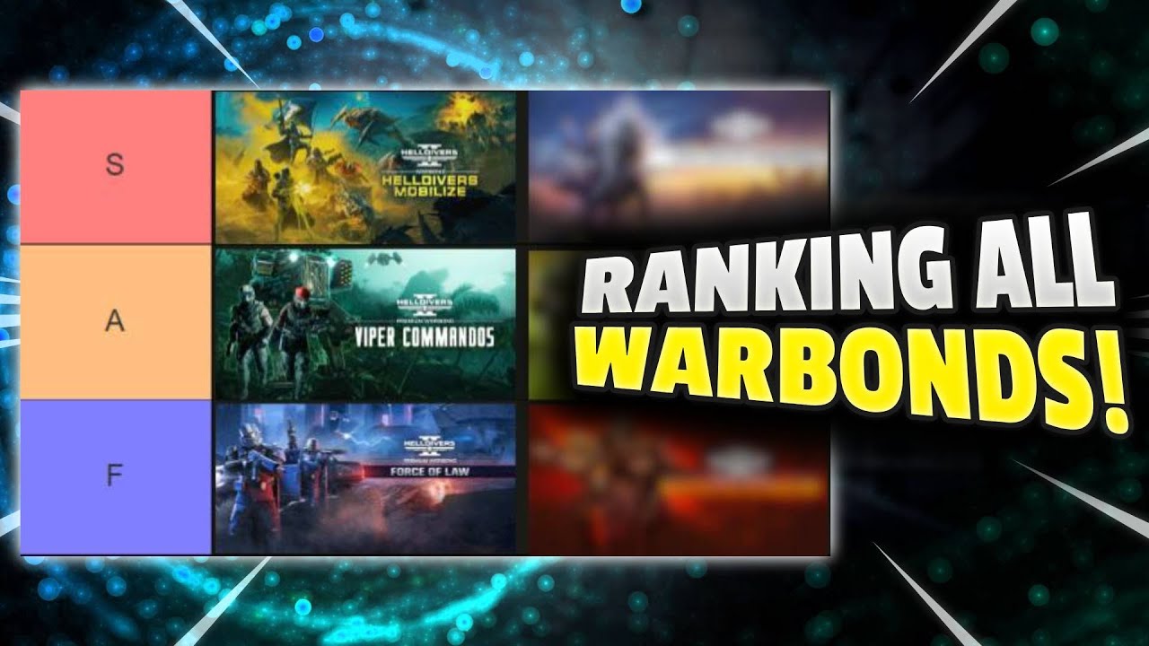 ULTIMATE Warbond Guide! What is the best Warbond? Warbond Tier List Review!