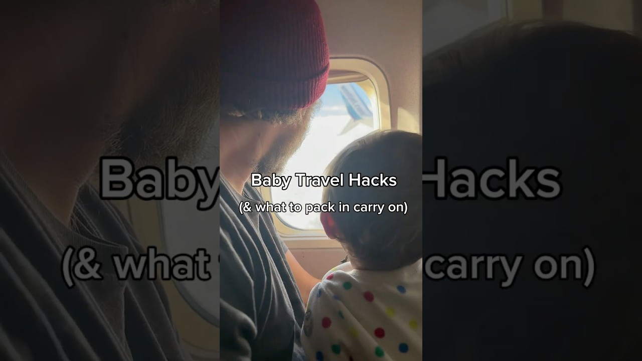 8 tips for flying with a 1 year old baby!