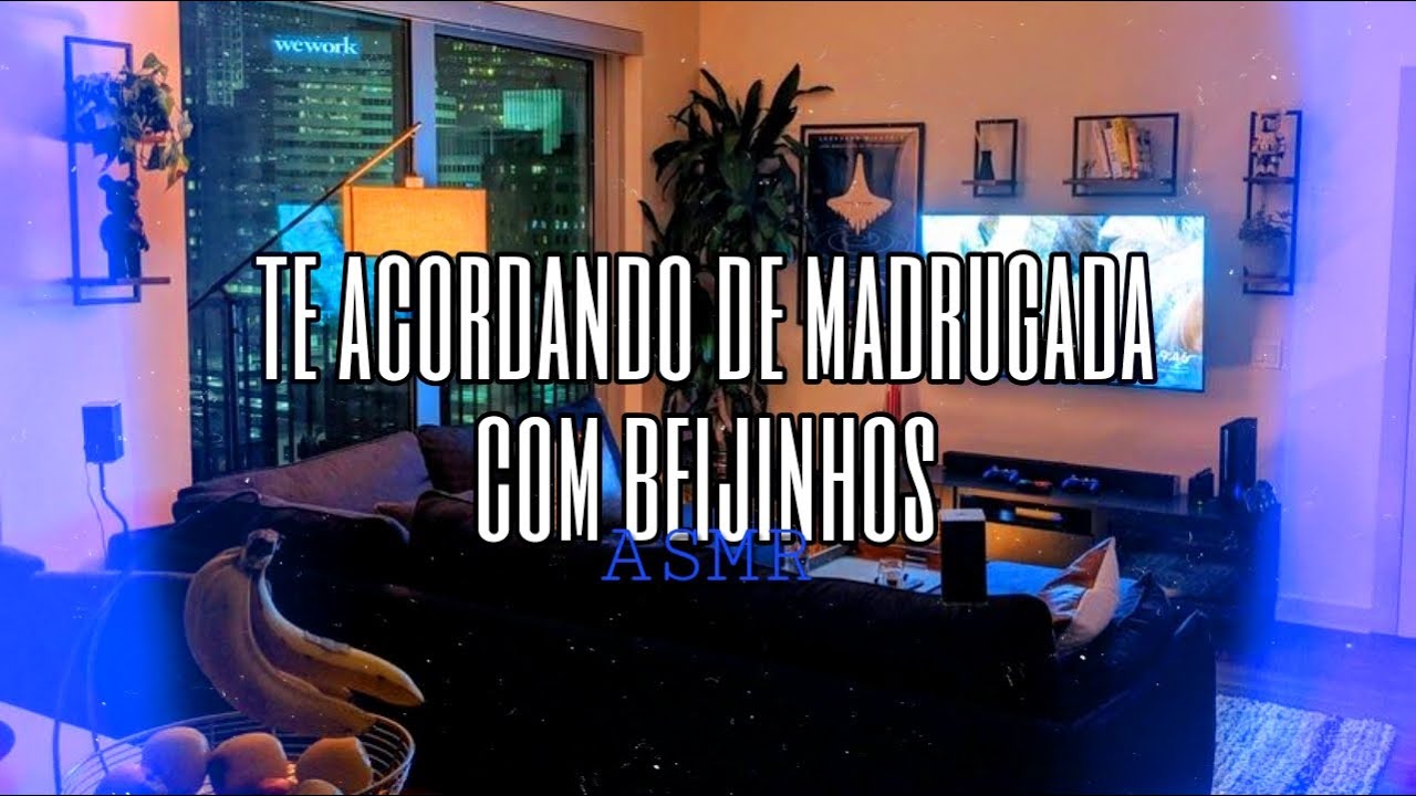 Asmr Namorada - Te acordando de madrugada com beijinhos ❤️ | Flower Asmr