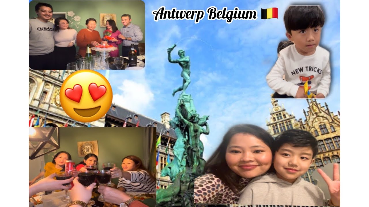 Meet my family at Antwerp Belgium 🇧🇪 ❤️||celebrating mama and didi’s 22years of togetherness 🥰