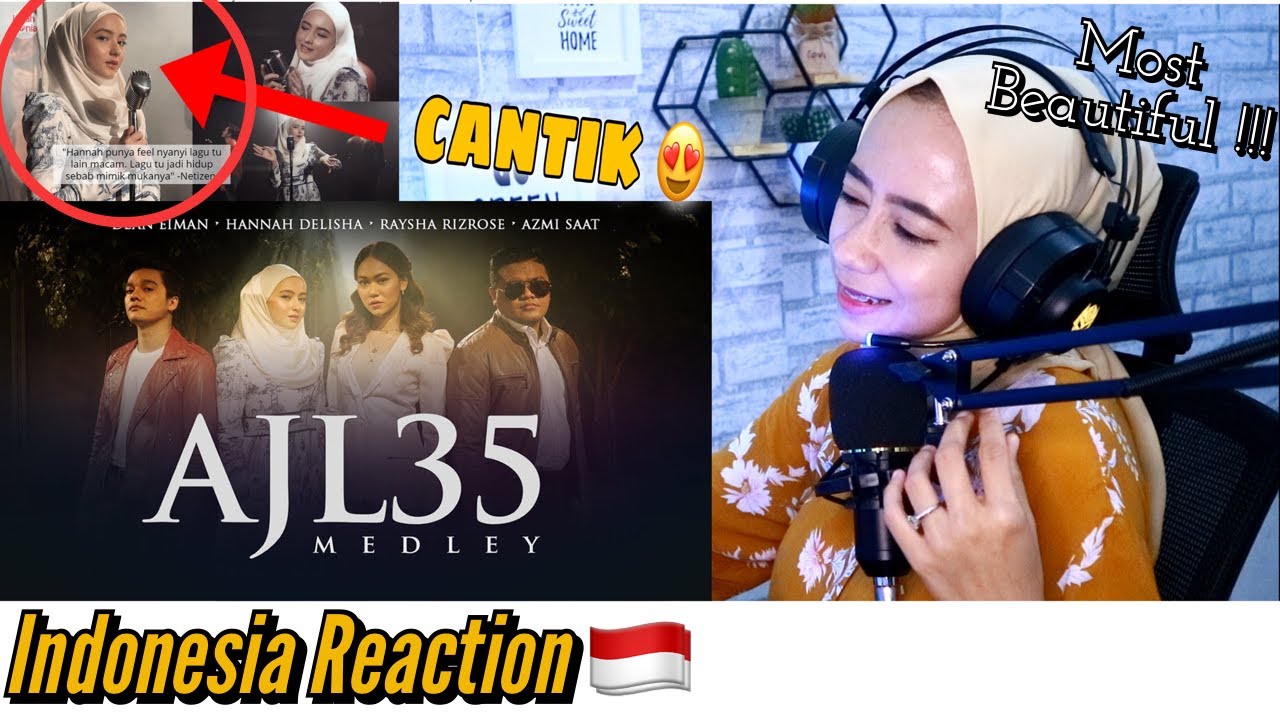 AJL35 MEDLEY! Hannah Delisha, Azmi Saat, Raysha Rizrose, & Dean Eiman | SO EXCITED !!FIRST REACTION