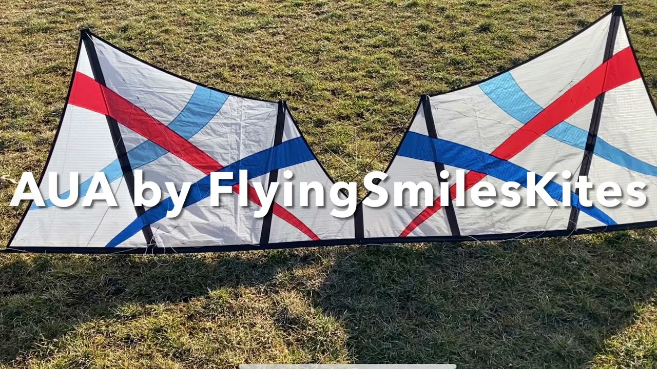 Quad line kites in no wind conditions. AUA by Flying Smiles Kites