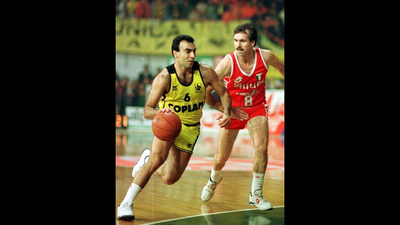 Aris - Philips Milano 95-77 European Cup Champions 4/1/90 ΕΡΤ