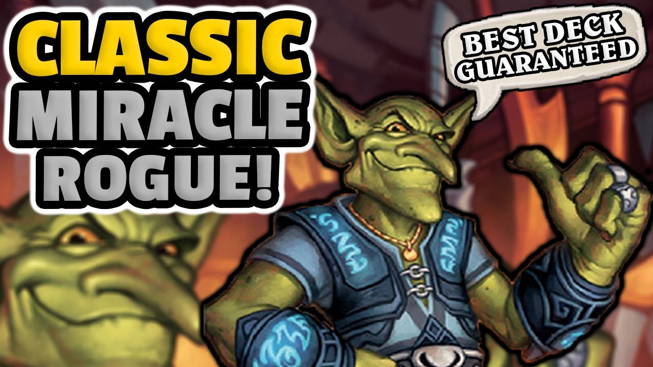 The BEST Miracle Rogue Deck In Town! | Classic Format Hearthstone