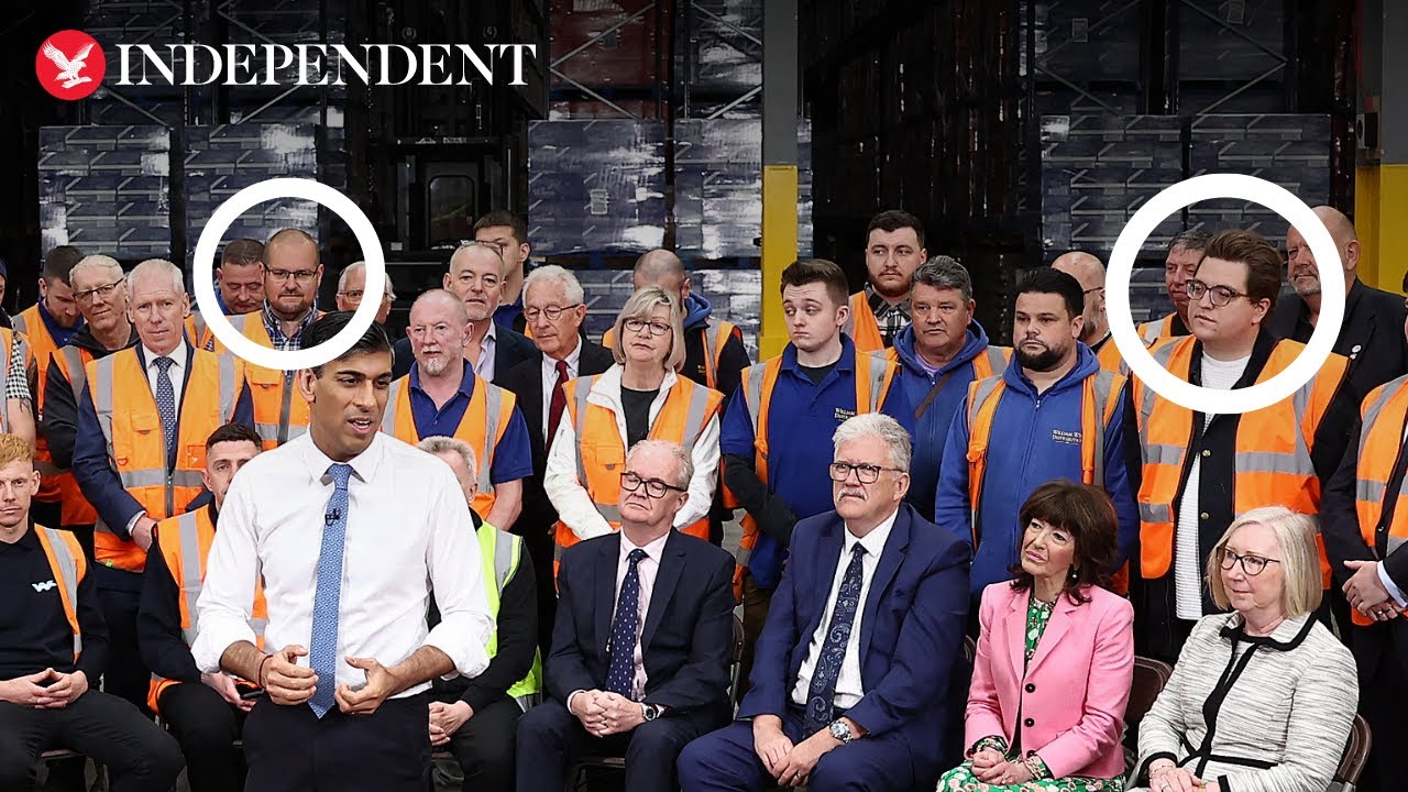 These &lsquo;voters&rsquo; are actually Tory councillors | Sunak under fire for campaign gaffe