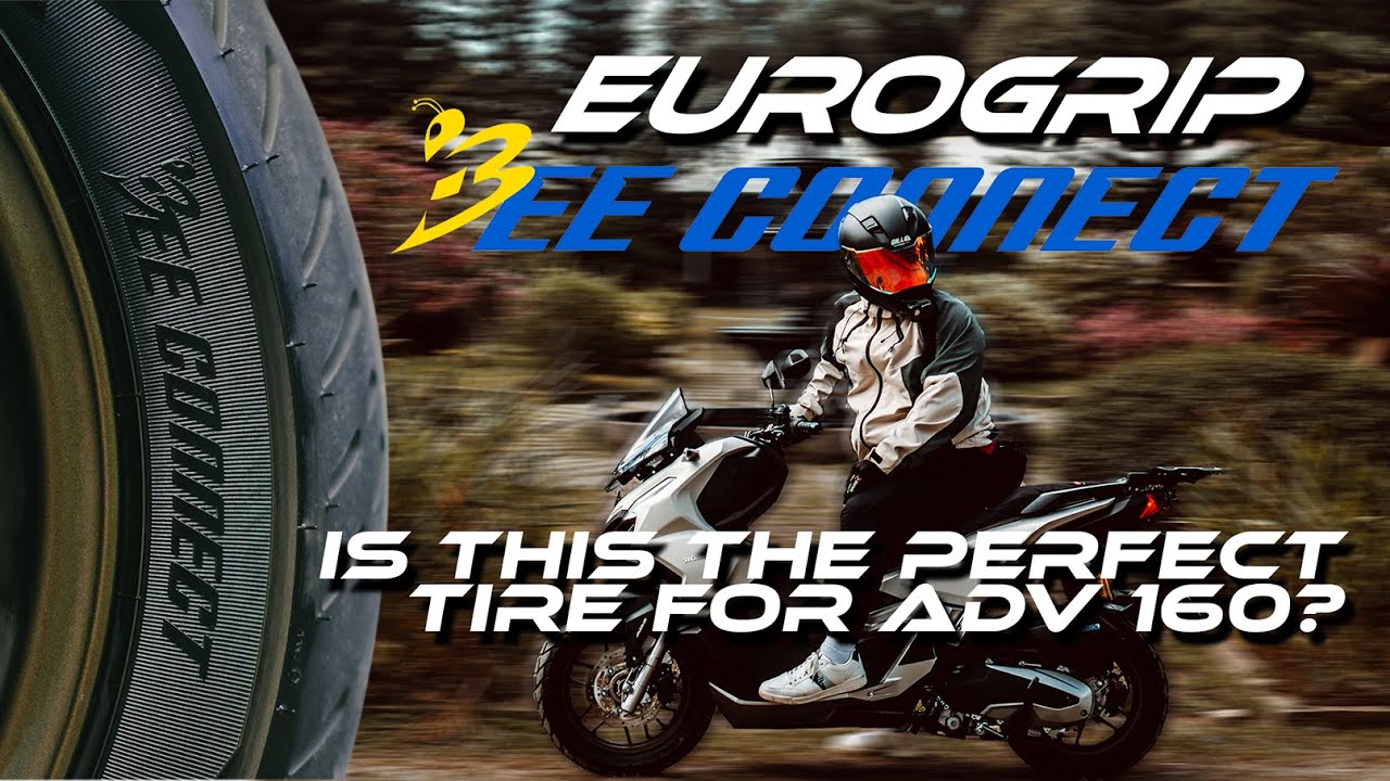 The PERFECT tire upgrade for Honda ADV 160? ft. Eurogrip Tire BeeConnect | MotoTyre Imus| Lakan Moto