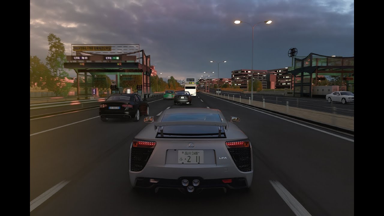 Sunset Toll Run – Lexus LFA POV