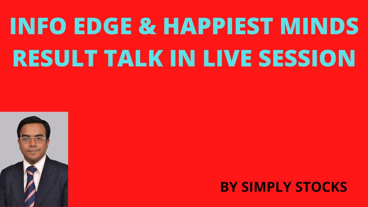 I analyze results of info edge and happiest minds an live session