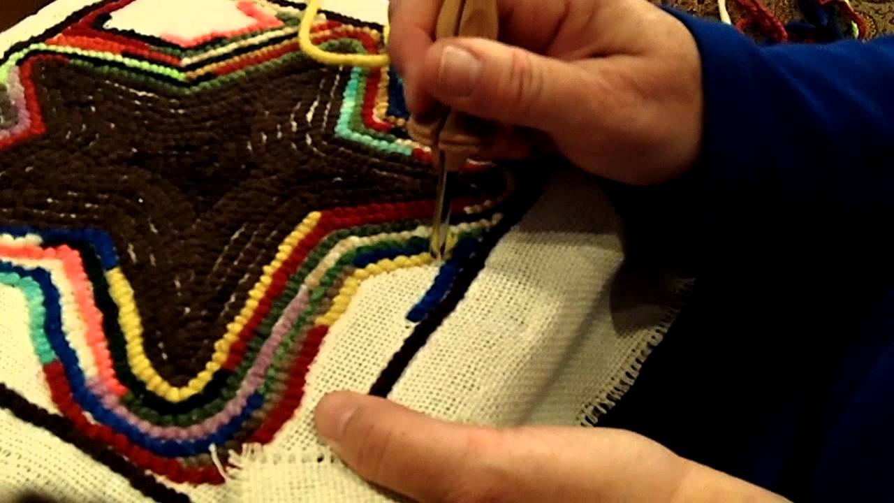Oxford Punch Needle Threading and Punching