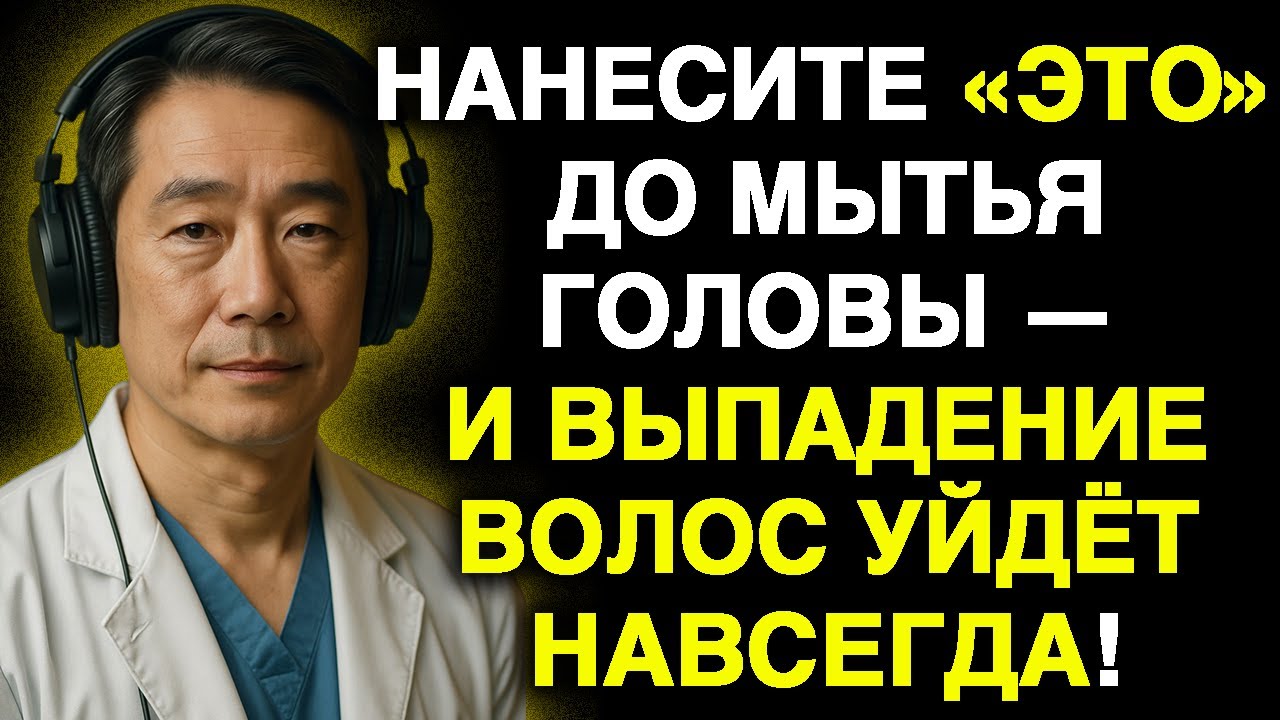Нанеси это перед шампунем — выпадение прекратится, а волосы станут густыми навсегда!