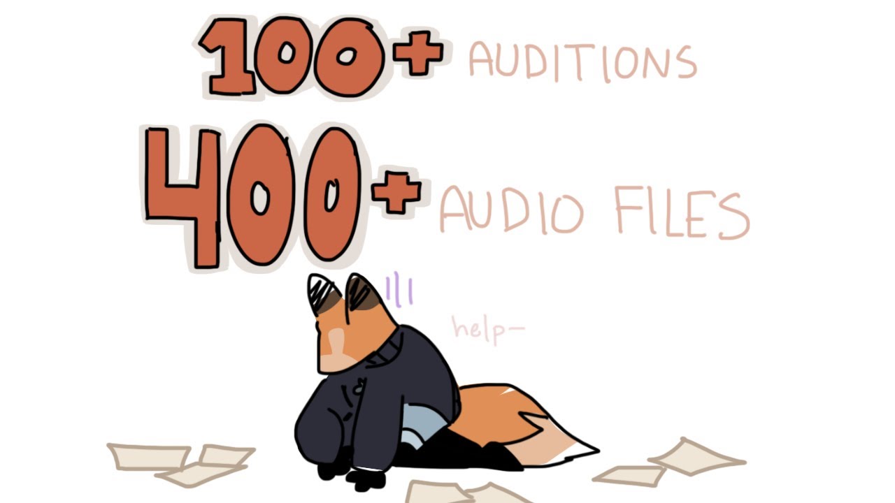 voice acting auditions!