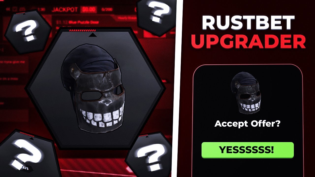 Gambling $250 in RUST SKINS on RUSTBET UPGRADER