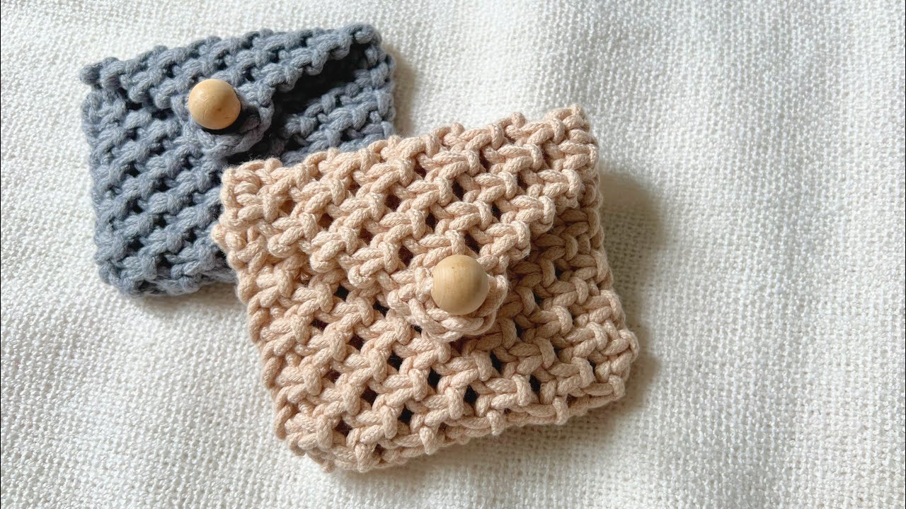 How To Make A Macrame Card Wallet | Macrame Tutorial