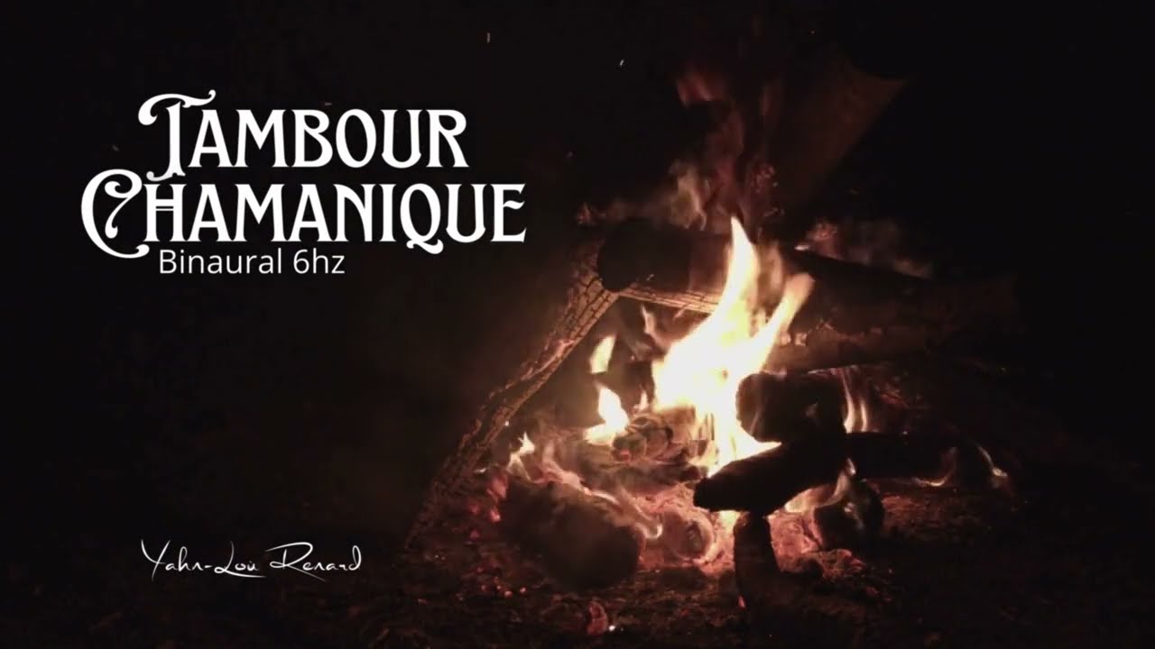 Tambour Chamanique + Hochet - 240 bpm - Binaural 6hz (Ondes Thêta)