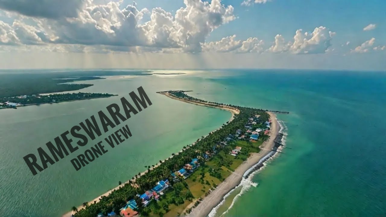 Beauty of Rameswaram | Drone Shot | Fly With Vicki