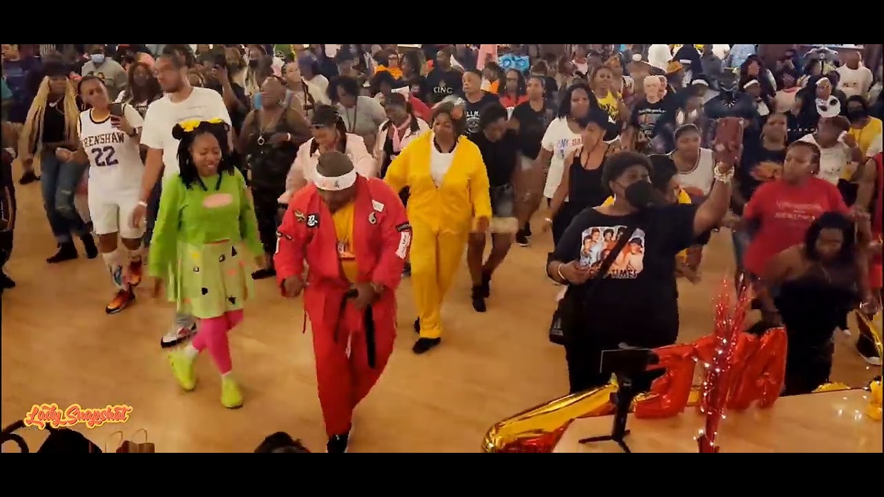 The A.Y.E. Team presents Tae Bae Bae performing Snatchin aka Baby what's happening line dance