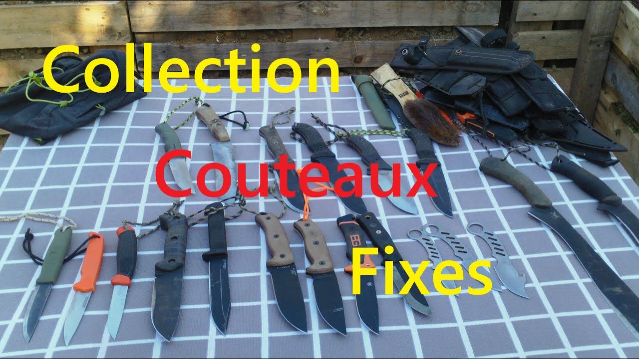 Collection de Couteaux-Les Fixes