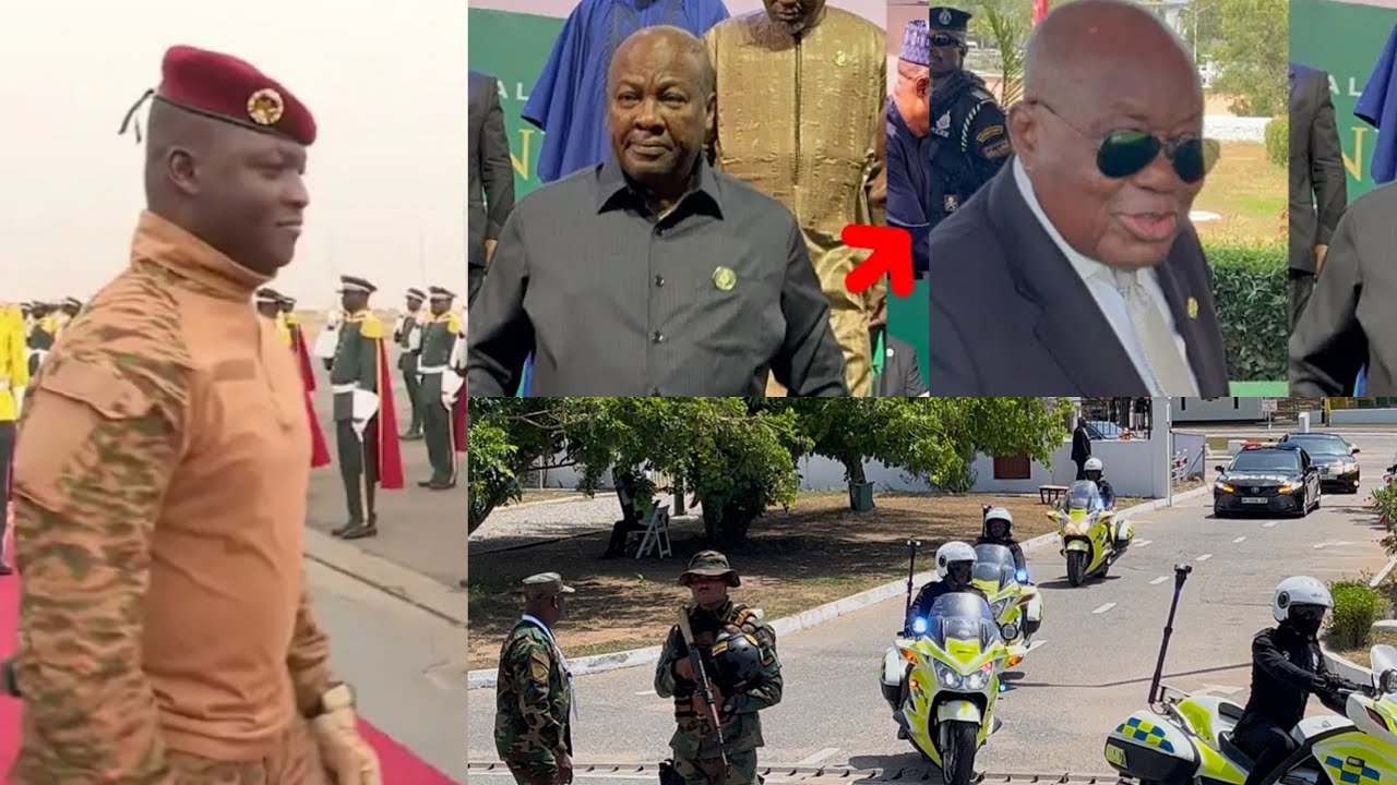 Ibrahim Traore Sh0cking Appearance at ECOWAS 50th Anniversary, John Mahama, Akuffo Addo more