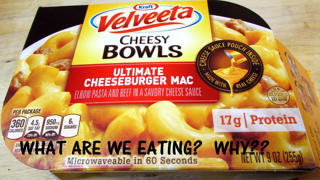 Velveeta Cheesy Bowls 'Cheeseburger Mac' - WHAT ARE WE EATING? WHY? - The Wolfe Pit