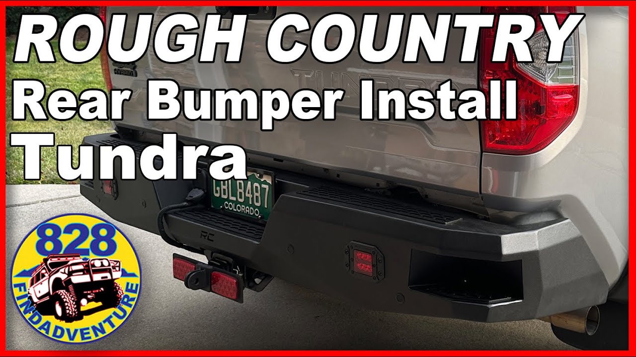 Rough Country rear bumper Toyota Tundra install