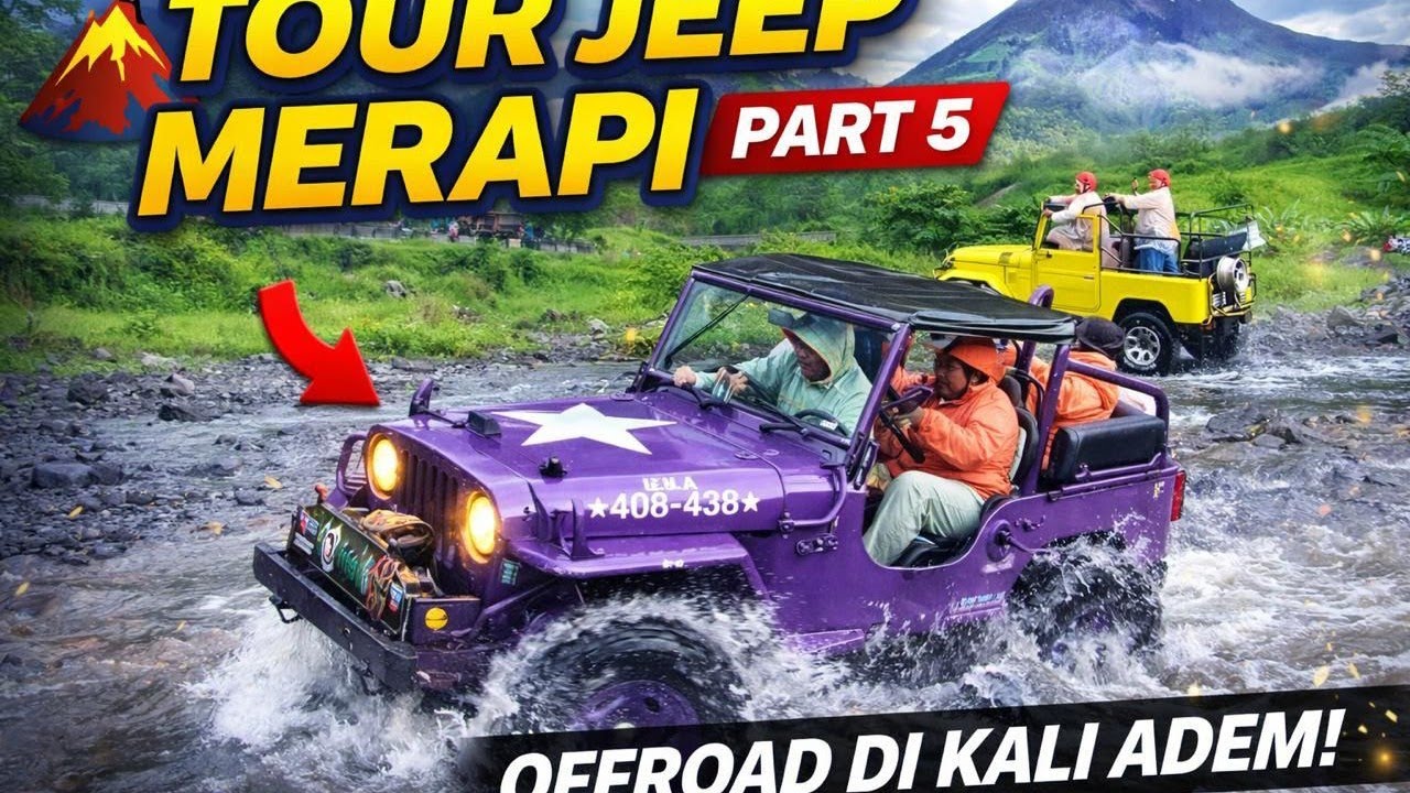 Tour Jeep Merapi Part 5: Offroad Seru di Kali Adem!