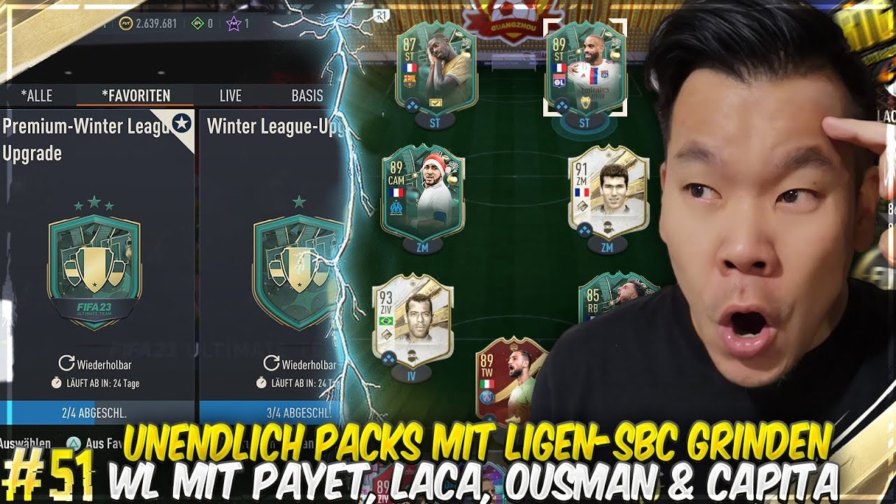 SO FUNKTIONIERT DIE LIGEN SBC 🧠 WL ENDSPURT MIT PAYET, SANTA, LACASWEAT, OUSMANE & CAPITA 🔥🔥FIFA 23