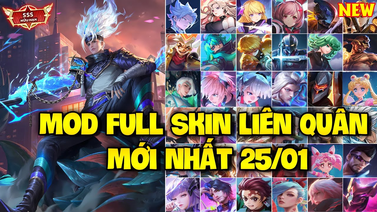 Hướng Dẫn MOD Skin Liên Quân Full Hiệu Ứng Mới Nhất Mùa S1 2026 Cho Android 14 & IOS Sau Update Ver6